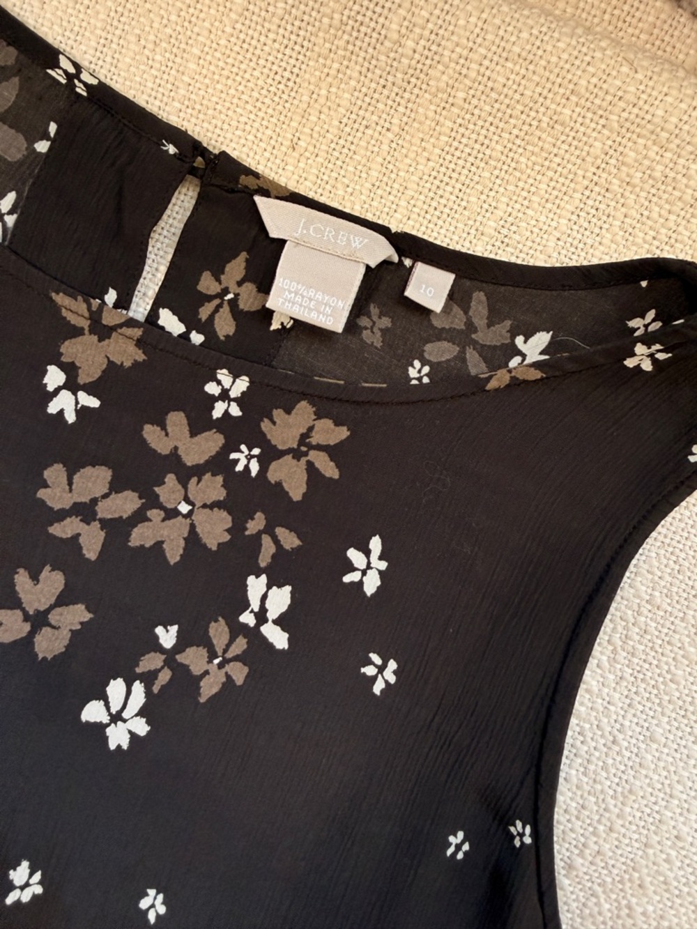 Y2K Mocha Floral Sophisticated Slip Dress Dress - Picture 2 of 6
